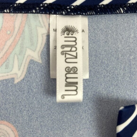 Mazu Swim Womens Cover Up Paisley Floral Print Beach Stretch Medium - Picture 9 of 11